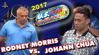 RODNEY MORRIS vs JOHANN CHUA - 2017 US Open 9-Ball Championship