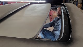 How to install a 44 inch moonroof in a Lowrider!! | 1962 Impala | DIY | Lonestar Lows
