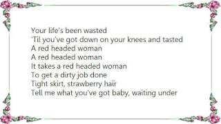 Bruce Springsteen - Red Headed Woman Lyrics