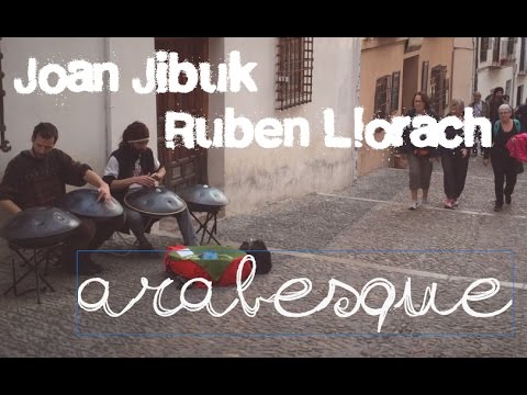 Amazing handpan Ruben Llorach skills, with Joan Jibuk. ARABESQUE AIKYO song