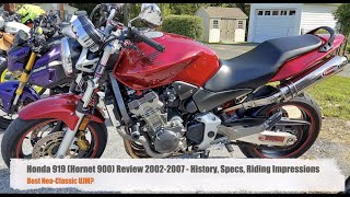 Honda 919 (Hornet 900) Review 2002-2007 - Specs, History, Riding impressions