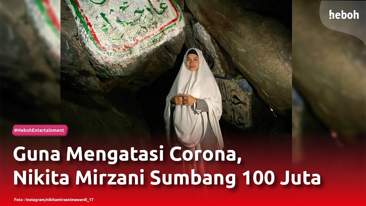Guna Mengatasi Corona, Nikita Mirzani Sumbang 100 Juta