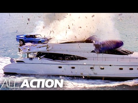 Stop that Boat! | Brian Drives onto the Boat | 2 Fast 2 Furious | All Action