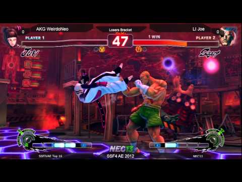 NEC '13 - LI Joe vs AKG Weirdo Neo