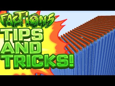 MINECRAFT FACTIONS TIPS AND TRICKS #4 - SIMPLE BASE MAKING!