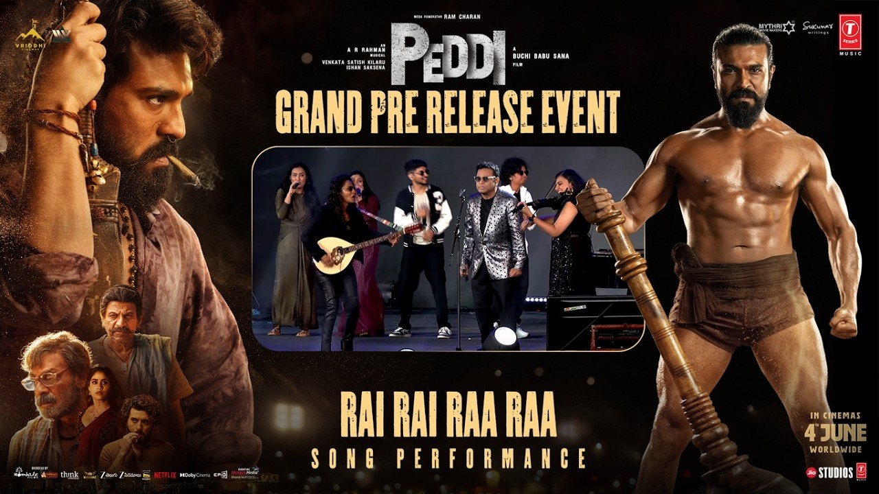 PEDDI: Rai Rai Raa Raa (Live at Peddi Ki Awaaz)| Ram Charan| Janhvi Kapoor| AR Rahman| Nitesh Aher