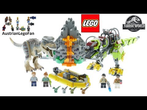 Vidéo LEGO Jurassic World 75938 : La bataille du T. rex contre le Dino-Mech