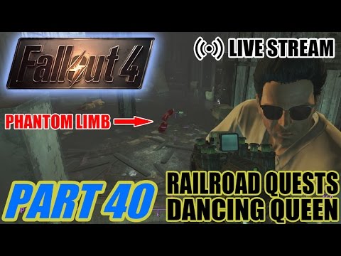 Myl Stream Plays: Fallout 4 Survival pt40: RAILROAD QUEST\DANCING QUEEN