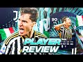 5⭐5⭐ 90 TOTS Moments EVO CHIESA PLAYER REVIEW | FC 24 Ultimate Team