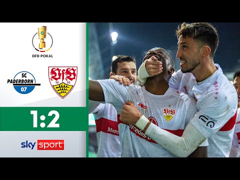 Last-Minute Wahnsinn! | SC Paderborn  - VfB Stuttgart | Highlights - Achtelfinale | DFB-Pokal 22/23