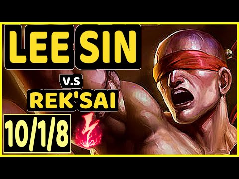 BONO (LEE SIN) vs REK'SAI - 10/1/8 KDA JUNGLE CHALLENGER GAMEPLAY - KR