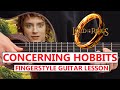 Lord of the rings - Concerning Hobbits - Guitar Fingerstyle Lesson - Step by Step