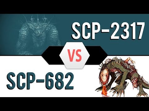 BATTLE OF SCP : SCP-682 VS SCP-2317 !! #1 - Ninjaxx