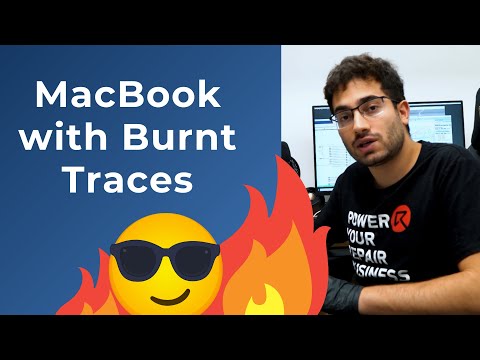 Dealing with Burnt Traces on MacBook Air 💻