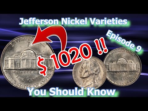 Jefferson Nickel Varieties You Should Know Ep.9 - 1941, 1942, 1955