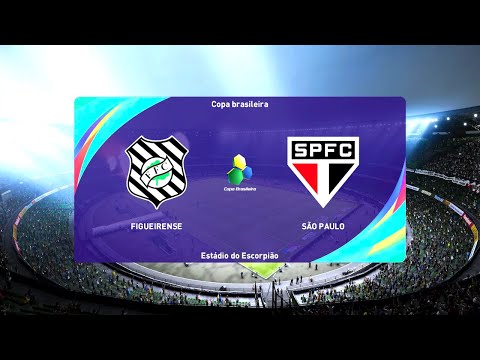 PES 2021 - Gameplay | Figueirense vs São Paulo | PC 4K HDR
