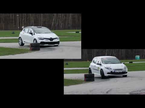 p4 Kowalewski Clio IV RS vs Staniek Clio 3 RS turbo - SuperOES 4 Runda Tor Kielce 23-04-2022