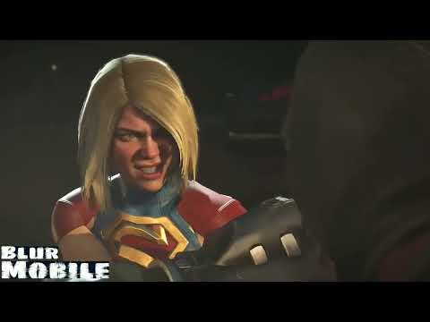Injustice 2 - All Supergirl Vs Bane Intros And Interactions