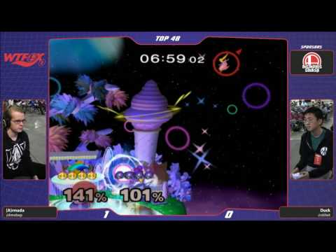 WTFOX 2: SSBM Singles - [A]rmada (Peach) vs Duck (Samus) - Winners Quarters
