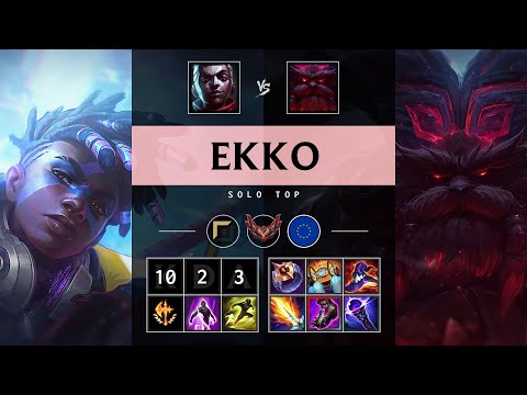 Ekko Top vs Ornn - EUW Grandmaster Patch 25.S1.3