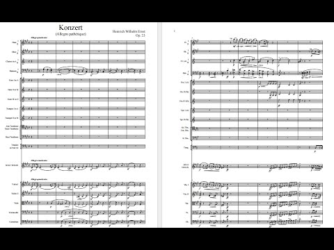 Heinrich Wilhelm Ernst - Concerto 'Pathetique' in F-Sharp Minor, Op.23