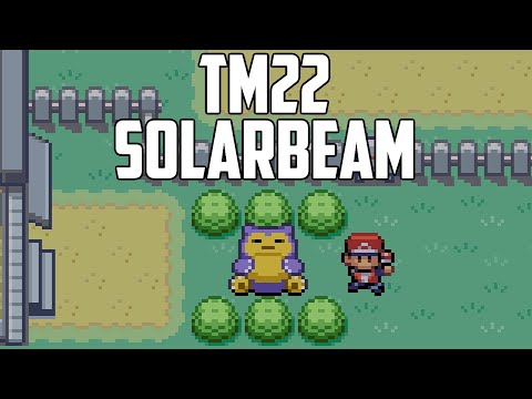 Where to Find TM22 Solarbeam - Pokémon FireRed & LeafGreen