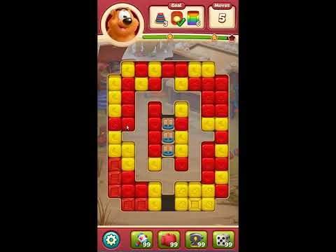 Toon Blast Level 7575 - NO BOOSTERS 🐻🐺🐱 | SKILLGAMING ✔️