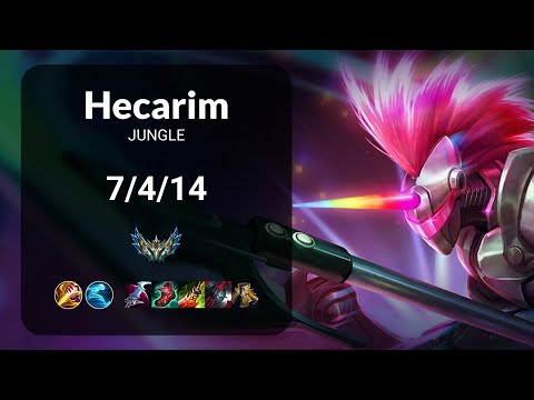 Hecarim vs Nocturne JUNGLE - KR CHALLENGER Patch 14.21