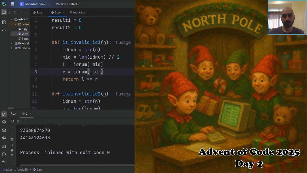 Advent of Code 2025 (Python) - day 2