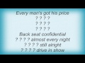 Ac Dc - Back Seat Confidential Lyrics