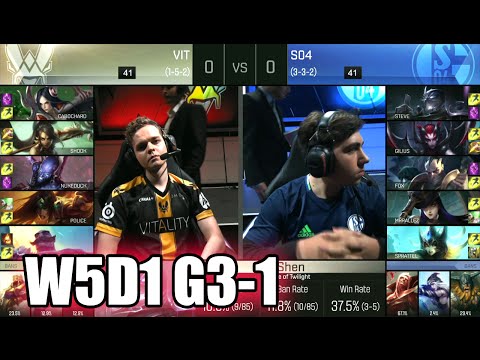 Vitality vs FC Schalke 04 | Game 1 S6 EU LCS Summer 2016 Week 5 Day 1 | VIT vs S04 G1 W5D1 1080p
