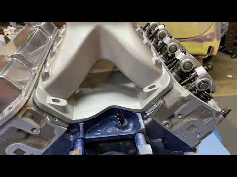 DragBoss Garage Installing The External Oil Line And Oil Filter Adapter On The Ford 351 Cleveland