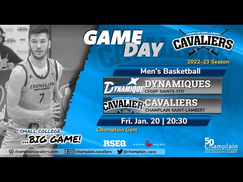 RSEQ D1 Basketball Masculin 🏀 Sainte-Foy @ Ch.-St-Lambert [2023-01-20]