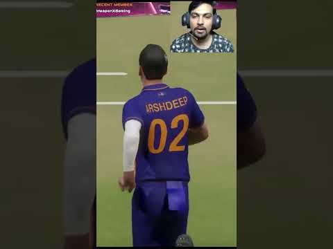What A Debut ft. Arshdeep Singh - Cricket 22 #Shorts By RtxVivek