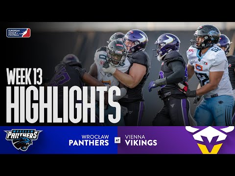 Wroclaw Panthers @ Vienna Vikings - Highlights | Week 13 | Season 2025