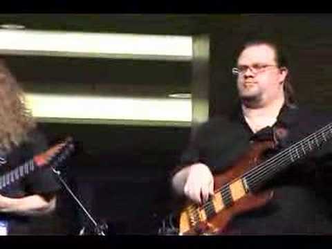 Guthrie Govan and Rob Balducci jaming at NAMM 2008