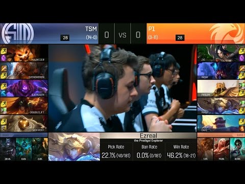 TSM vs P1 Game 1 Highlights - TEAM SOLOMID vs PHOENIX1 NA LCS Week 8 Summer 2016