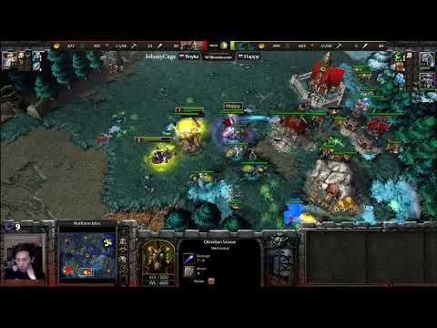 JohnnyCage (HU) vs Happy (UD) - WarCraft 3 - DreamHack Open - 2021 Winter - WC3348