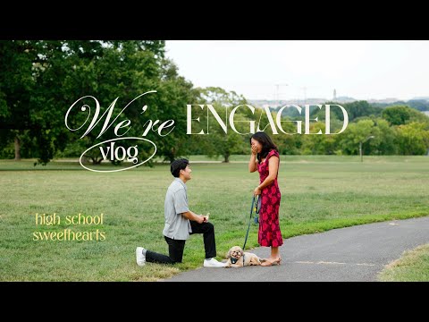 We're Engaged!!! Proposal vlog, I'm marrying my high school sweetheart 💕