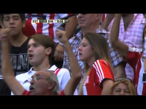 Gol de Fernández. Estudiantes 1 - Gimnasia 0. Fecha 7. Primera División 2016.