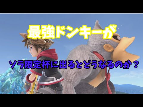 【スマブラSP】最強ドンキーがソラ限定杯に出るとどうなるのか？【ソラ】【ドンキーコング】#Shorts