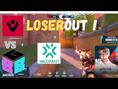 SENTINELS vs BBG| HIGHLIGHTS |VCT NA S2 Challengers1 Open Qualifier LOSER OUT!