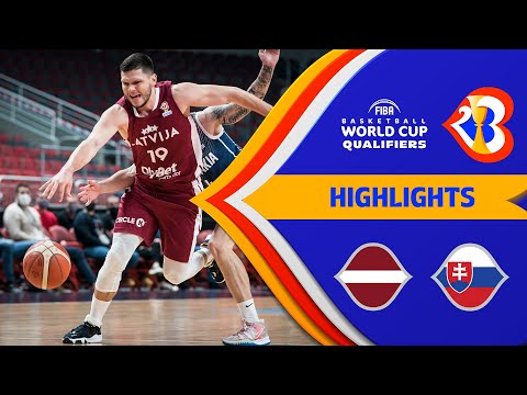 Latvia - Slovakia | Highlights - #FIBAWC 2023 Qualifiers