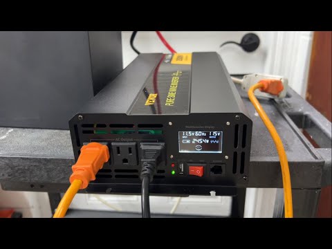 VEVOR 2500W Sump Pump Battery Backup with LCD, Automatically Shifts to Inverter Power Ensuring Uninterrupted Operation, Essential for Emergencies & Power Failures video review thumbnail