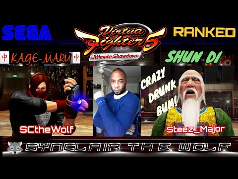 🌴⛰Virtua Fighter 5 U.S (PS4): [RANKED] 🀄KAGE-MARU (SCtheWolf) vs. Shun Di (Steez_Major)