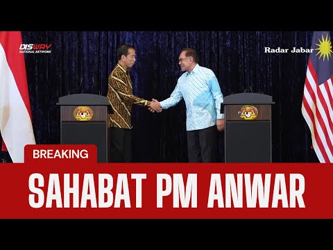 PERTEMUAN PRESIDEN JOKOWI DENGAN PM MALAYSIA ANWAR IBRAHIM