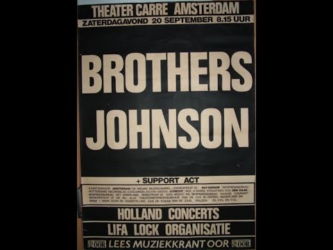The Brothers Johnson Live at the Carré, Amsterdam - 1980 (audio only)