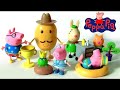 Peppa Pig Toys NEW 2017 Piggy George Mr Potato Princess Peppa Flight Attendant By Funtoys