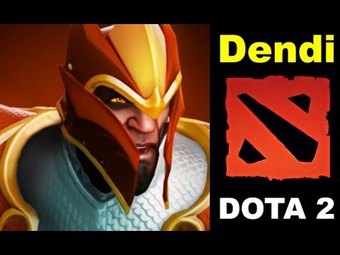 Na'Vi Dendi Dragon Knight Dota 2 gameplay