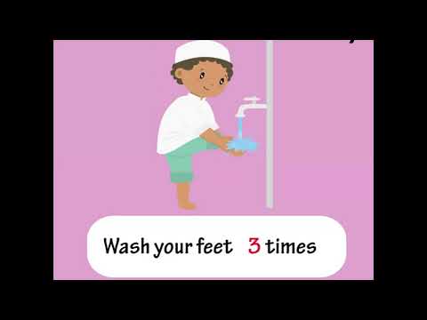 Islamic studies for kids lesson 3 How to make wudu